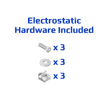 33-45453S-1ESD MODULAR SOLUTIONS MOUNTING FOOT 3 SIDED FOR 45 X 90 WITH STANDARD HARDWARE PARTICALLY ENCLOSED & SHORT